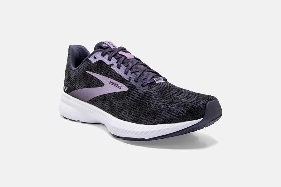 Brooks Launch 8 Road Loopschoenen Dames - Zwart/Paars - 017965YEU